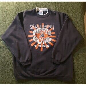 Vintage Syracuse University Crewneck Sweatshirt 1993 Fiesta Bowl USA Made 2XL